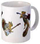 squirrel band mug