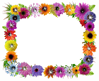 flower sparkle animated gif border