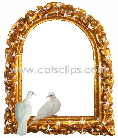 gold frame glitter border