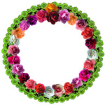 rose doily circle