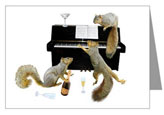 squirrels at the piano from cafepress