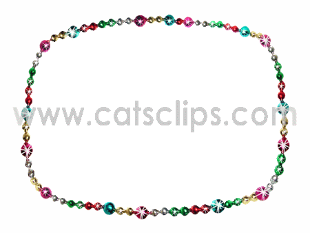 glitter garland border
