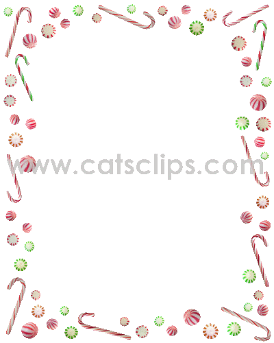 Peppermint Candy animated GIF border from www.catsclips.com.