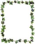 Lilac Persimmon Border from catsclips.com