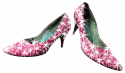 pink high heel shoes