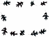 black leaves animated gif border